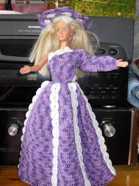 robe mauve barbie