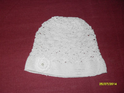 bonnet baptême 2 ans